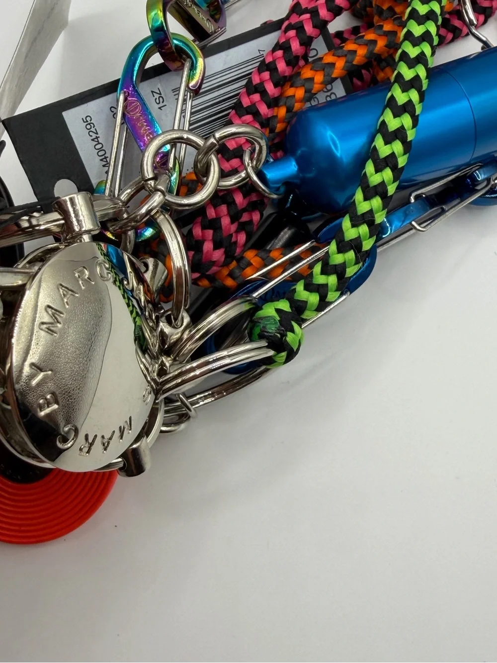 Marc by Marc Jacobs Oversized Multi Charm Keychain Bag Charm NWT $368